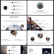 極致酷黑與炫動藍紫 科技感商務PPT模板推薦